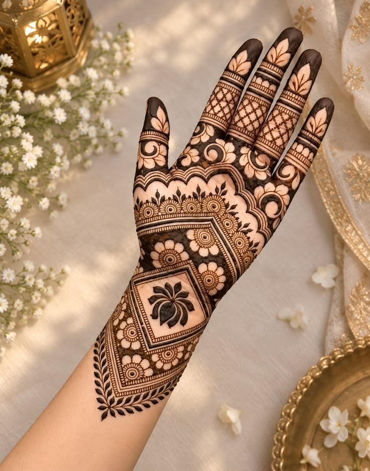 3D Mehndi 3 mehndi design